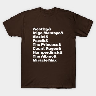 Princess Bride Helvetica T-Shirt